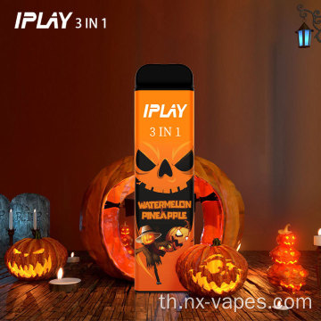 iplay 3 ใน 1 3000 พัฟแบบใช้แล้วทิ้ง vape